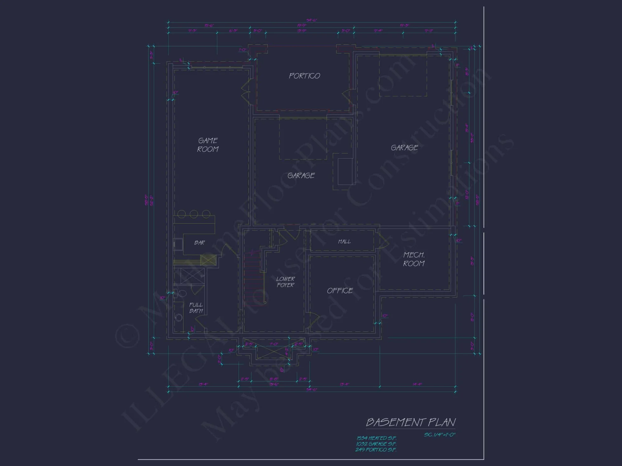 3-Story House Plan with Basement, Balcony & Open Floor Layout