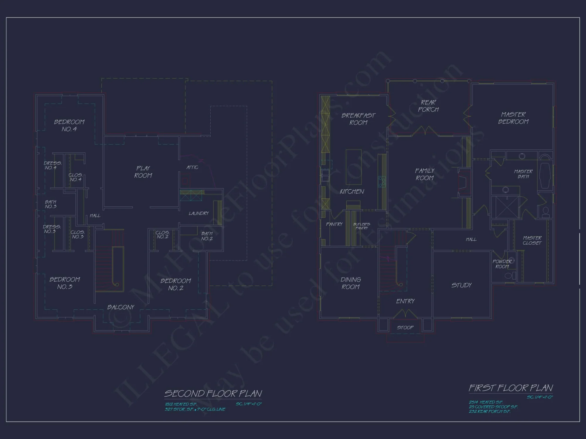 3-Story House Plan with Basement, Balcony & Open Floor Layout
