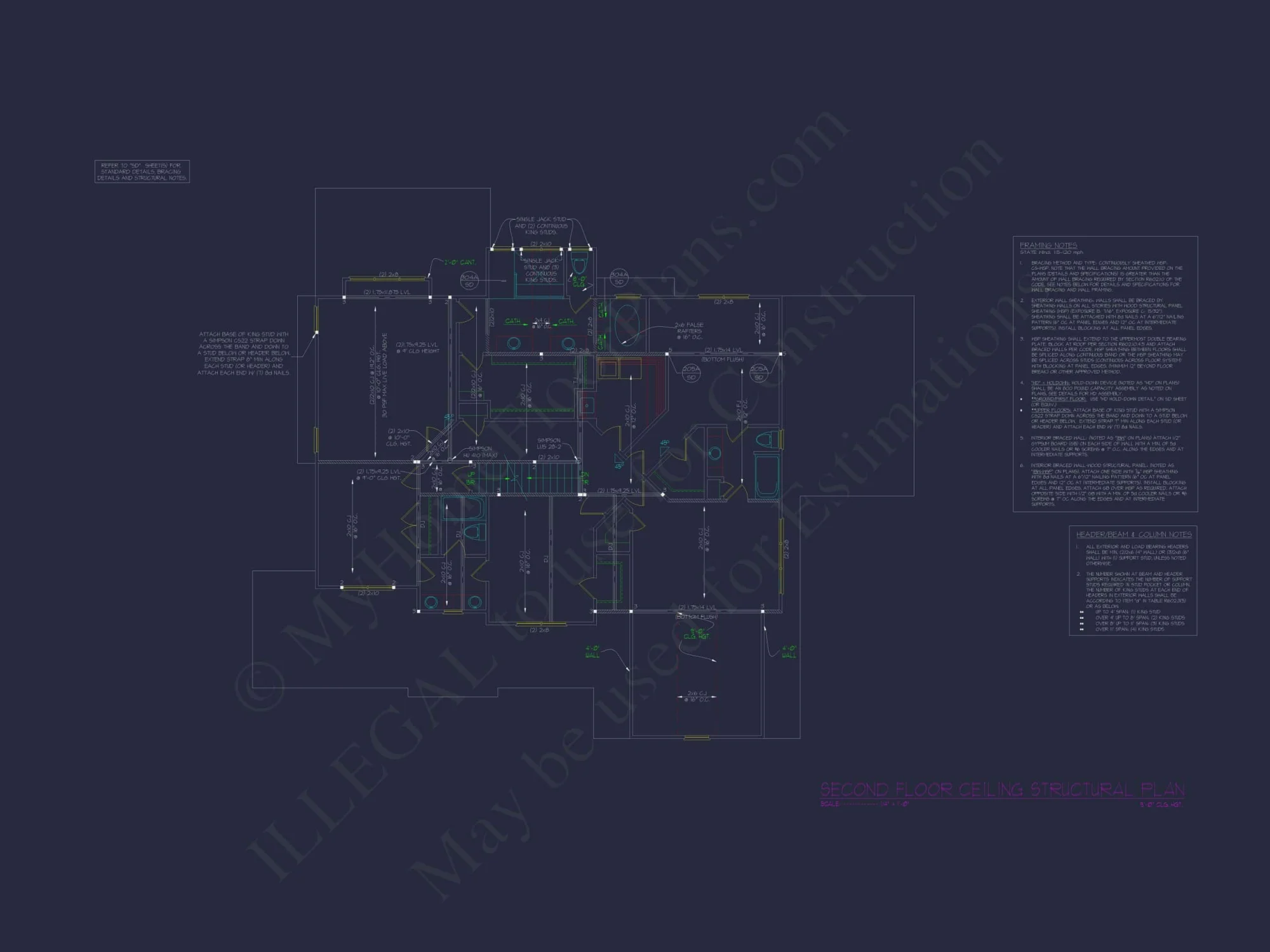 Spacious Home Plan with Modern Architecture & CAD Designs