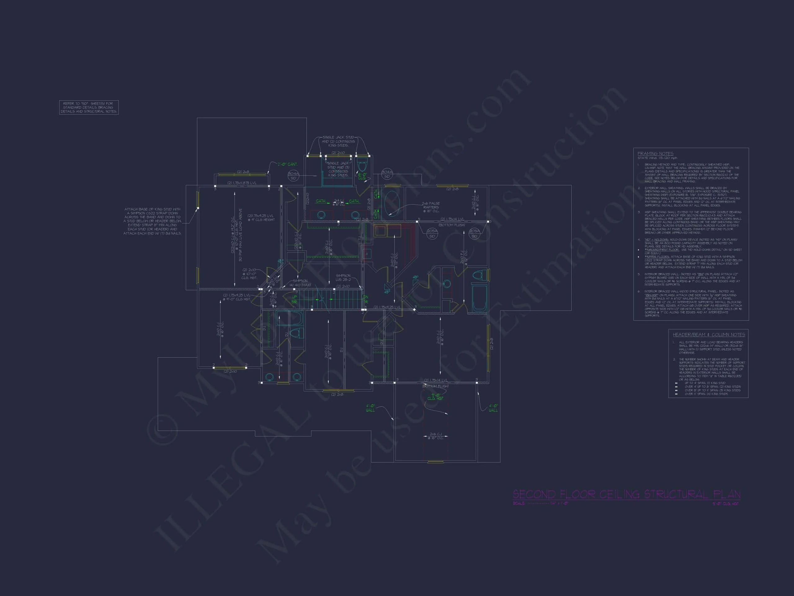 20-1128 HOUSE PLAN - Spacious House Plan with Modern Architecture & CAD Designs 6 Spacious Home Plan with Modern Architecture & CAD Designs