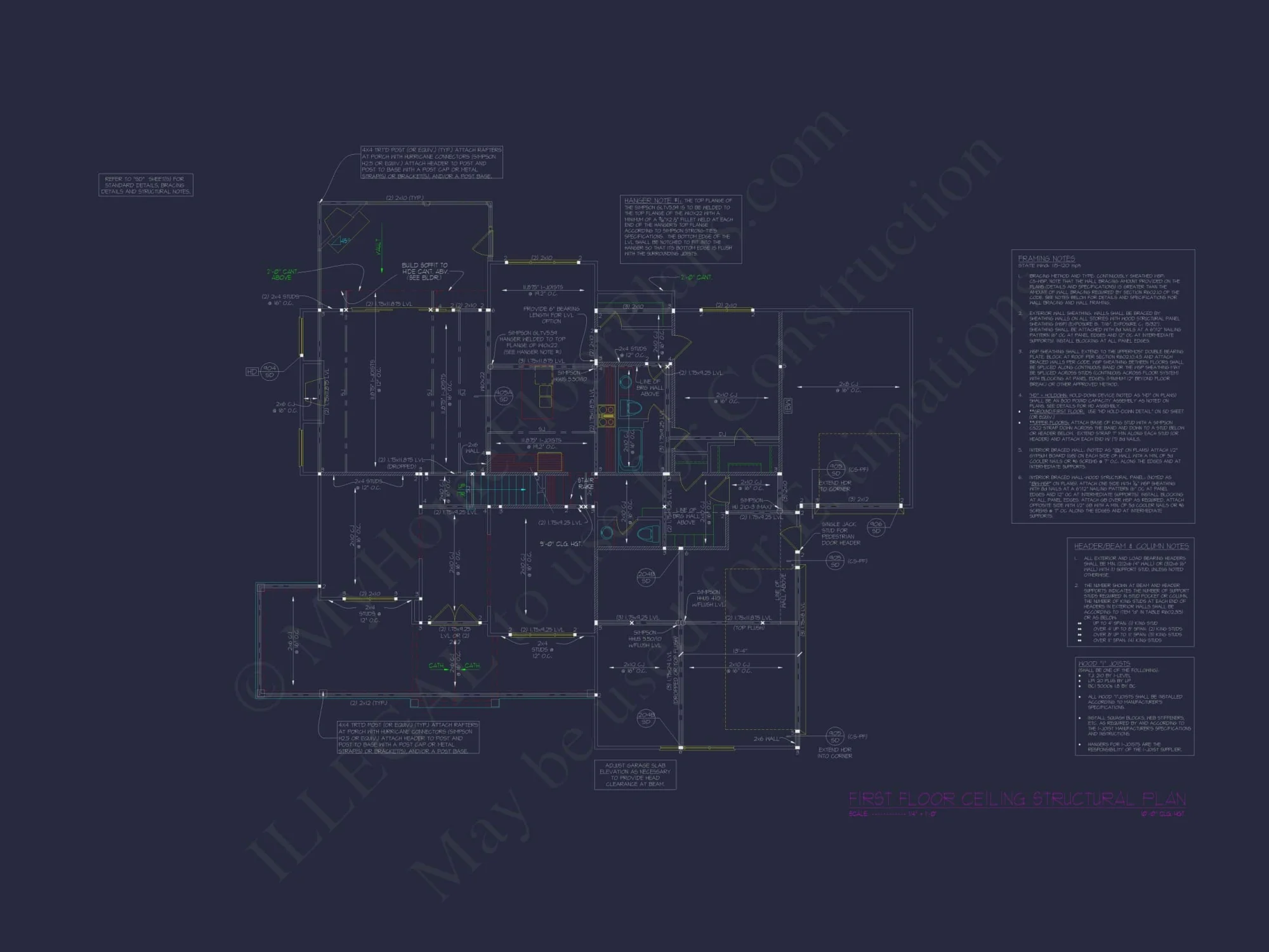 Spacious Home Plan with Modern Architecture & CAD Designs