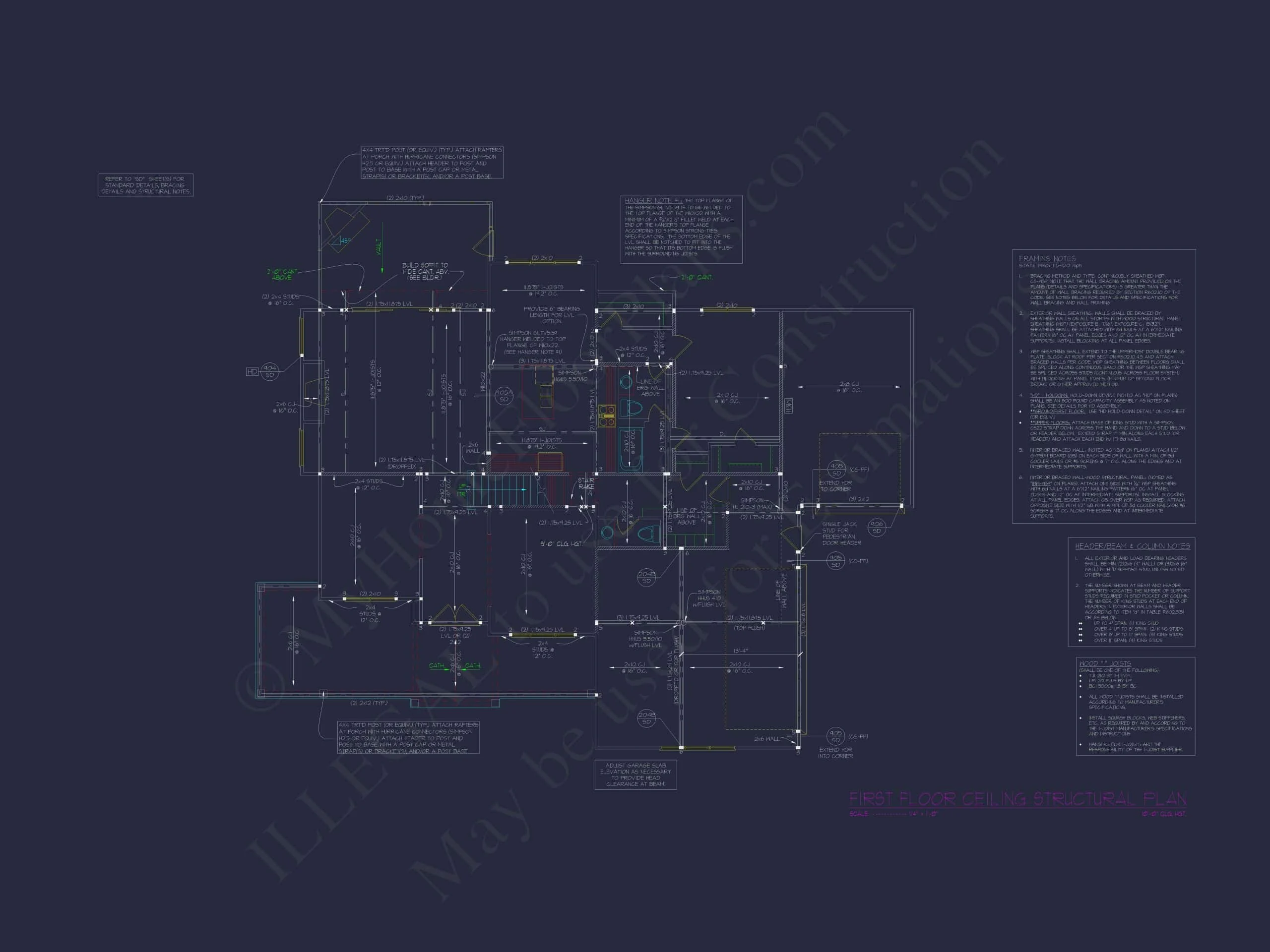 20-1128 HOUSE PLAN - Spacious House Plan with Modern Architecture & CAD Designs 7 Spacious Home Plan with Modern Architecture & CAD Designs