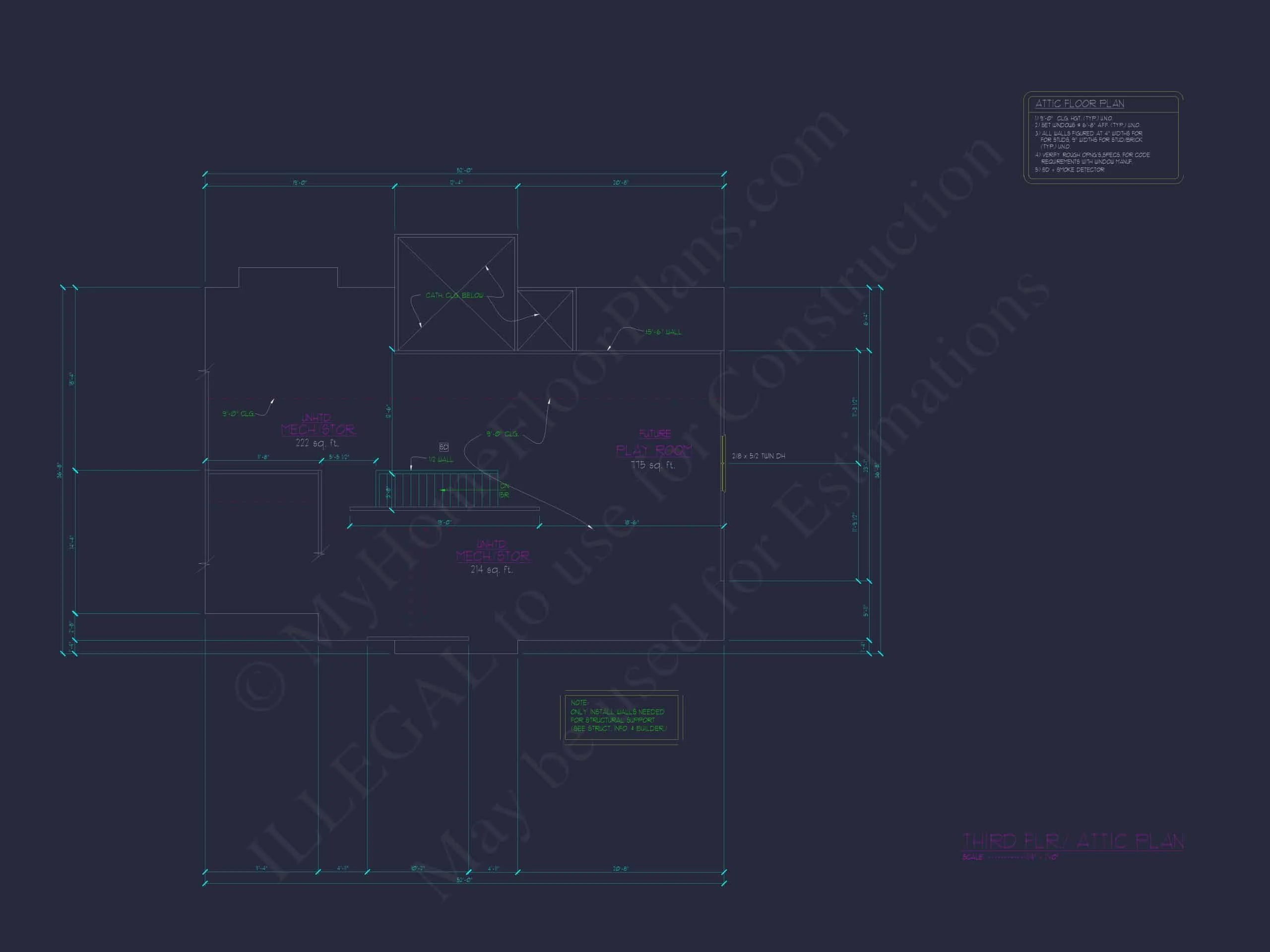 20-1128 HOUSE PLAN - Spacious House Plan with Modern Architecture & CAD Designs 9 Spacious Home Plan with Modern Architecture & CAD Designs