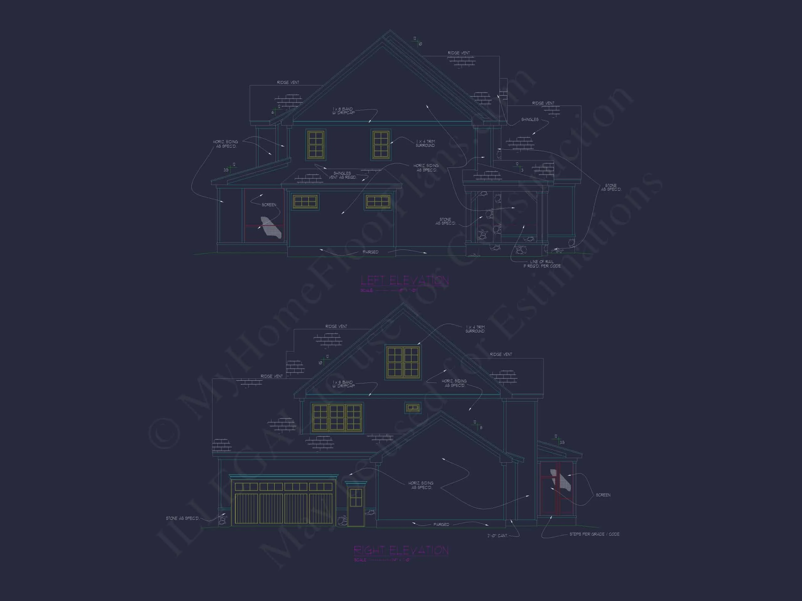 20-1128 HOUSE PLAN - Spacious House Plan with Modern Architecture & CAD Designs 15 Spacious Home Plan with Modern Architecture & CAD Designs