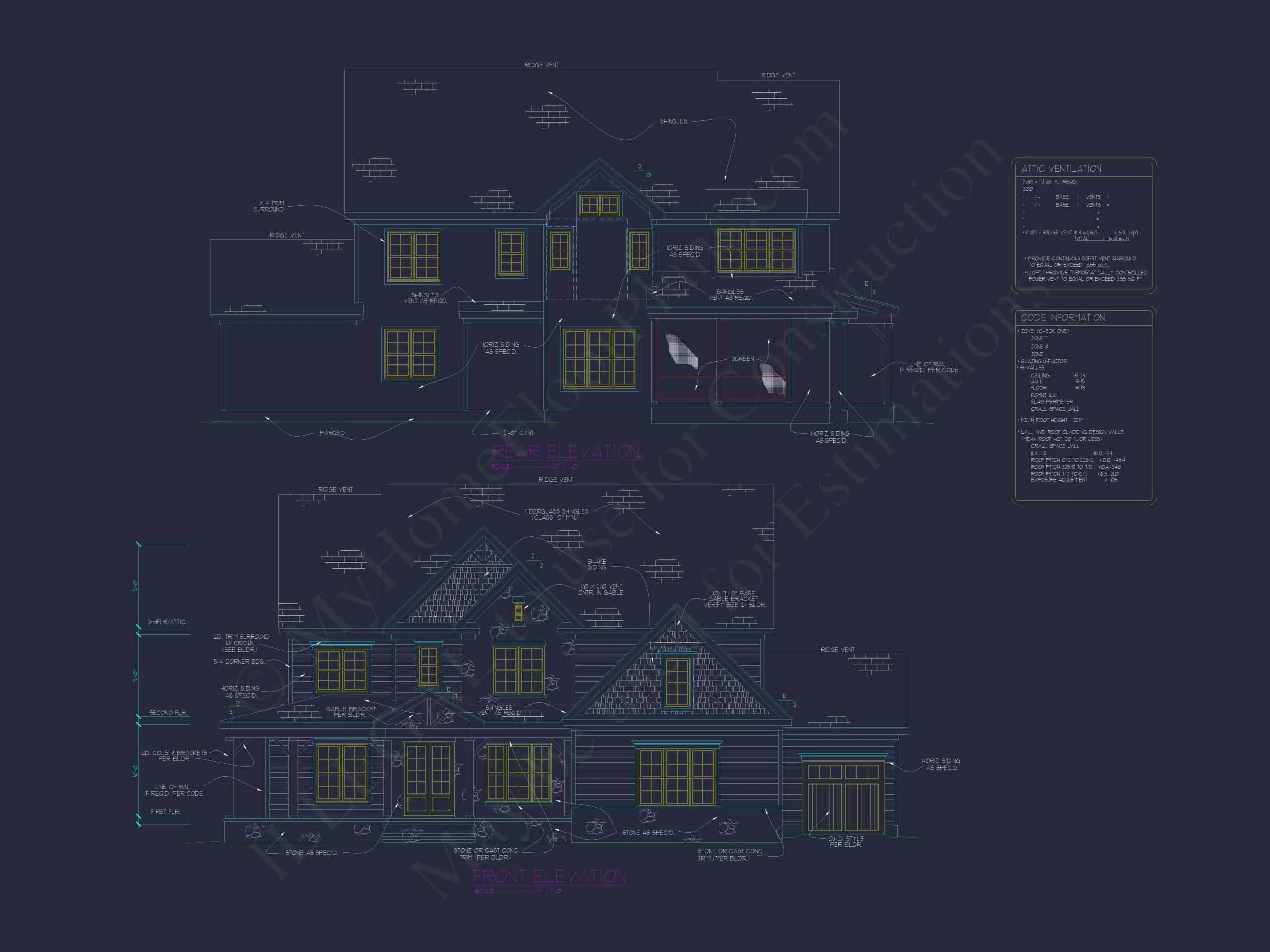 20-1128 HOUSE PLAN - Spacious House Plan with Modern Architecture & CAD Designs 16 Spacious Home Plan with Modern Architecture & CAD Designs