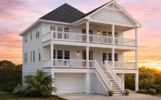 Plan  12-2298 - Honor Manor |  Coastal Beach - 4-Bed, 3-Bath, 2,716 SF