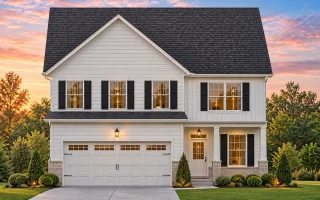 Plan  19-2255 - Alliance Estate |  Traditional Colonial - 3-Bed, 2.5-Bath, 2,075 SF