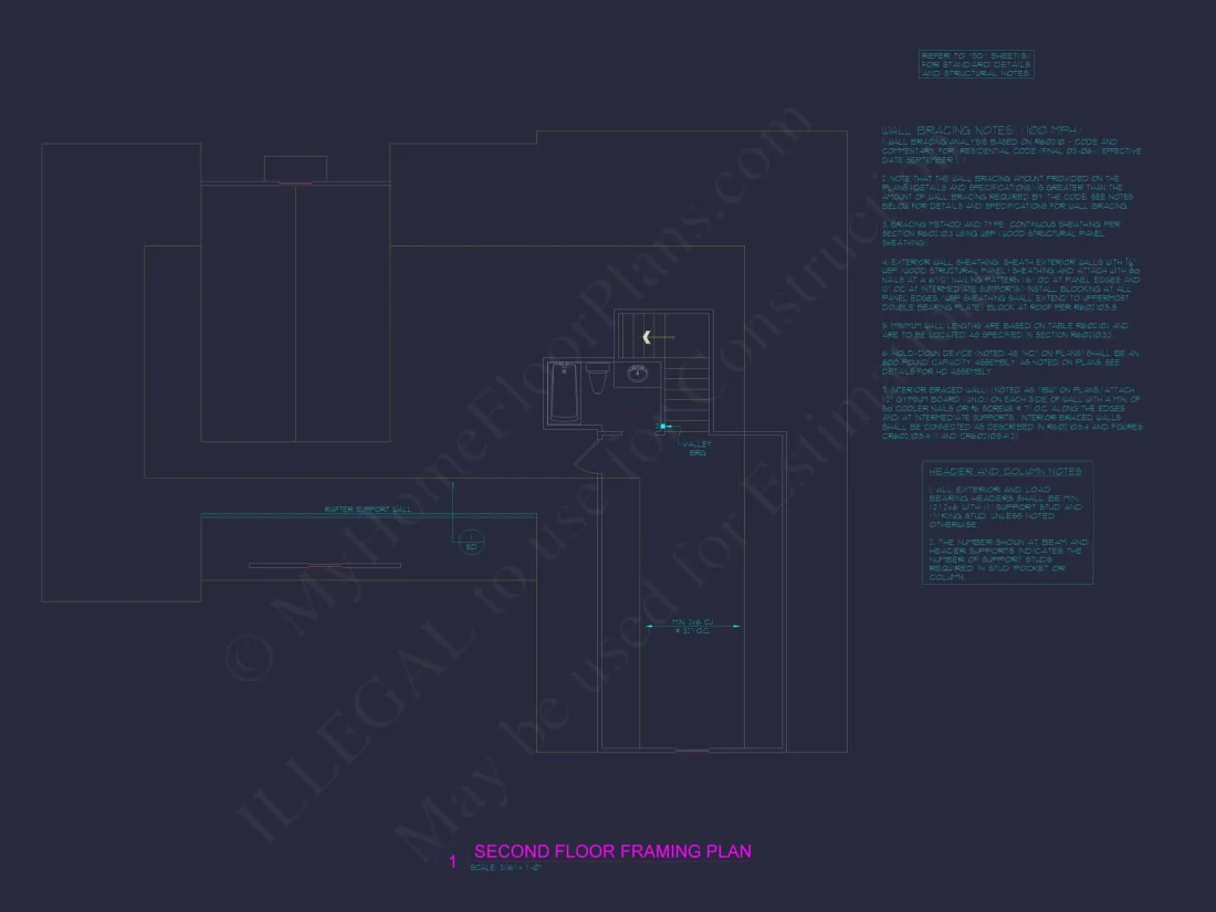 Charming 1.5-Story Home Blueprint with Craftsman Style and CAD Designs