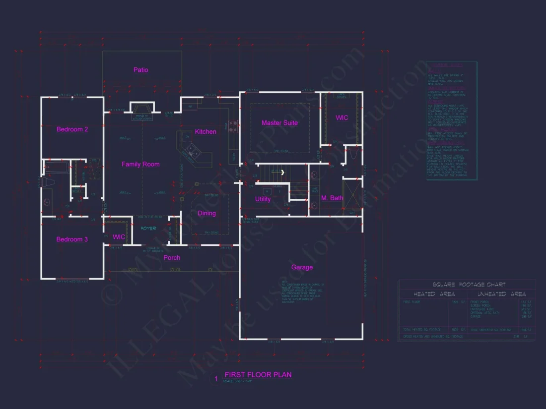 Charming 1.5-Story Home Blueprint with Craftsman Style and CAD Designs