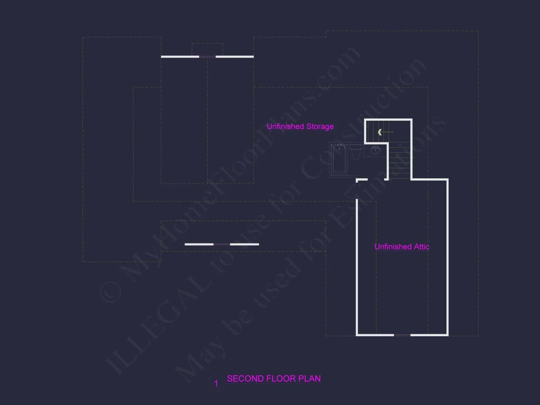 Charming 1.5-Story Home Blueprint with Craftsman Style and CAD Designs