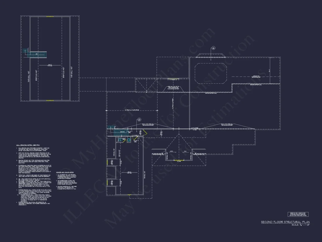 Luxury House Plan with Spacious Floor Plan, CAD Designs & Blueprint
