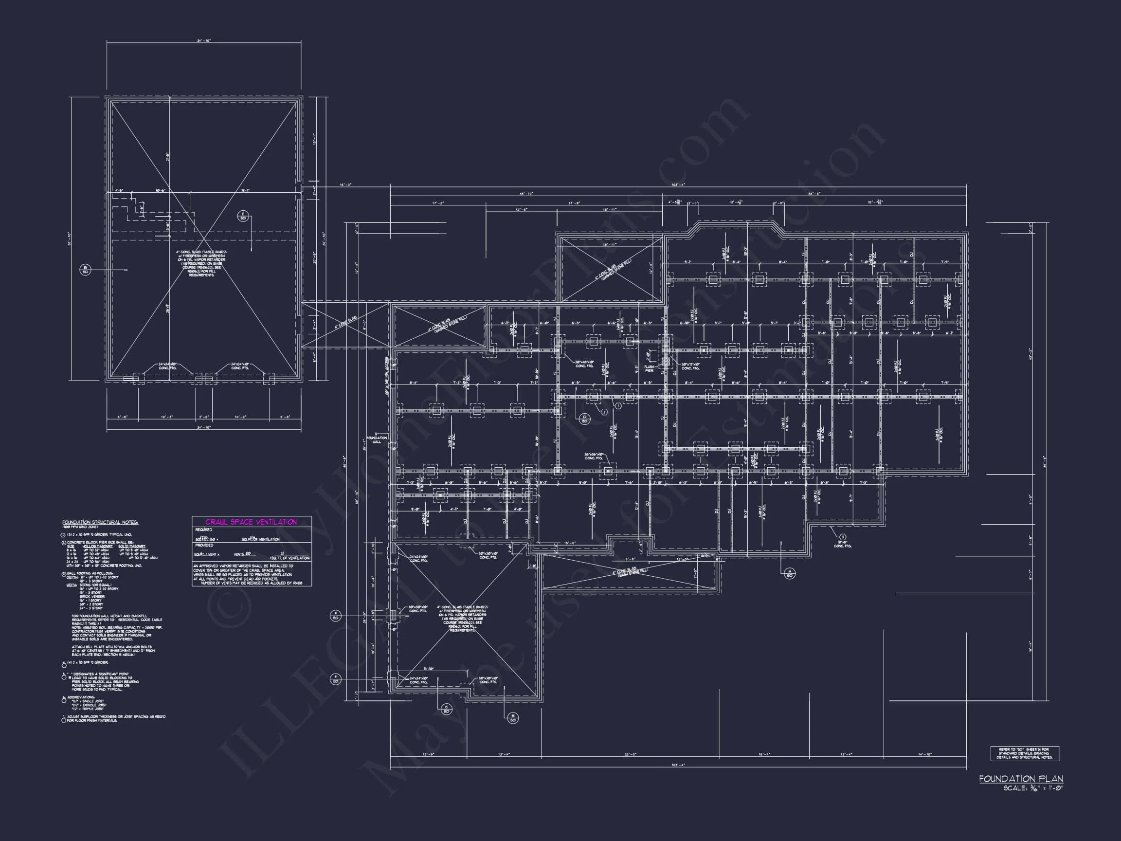 Luxury House Plan with Spacious Floor Plan, CAD Designs & Blueprint