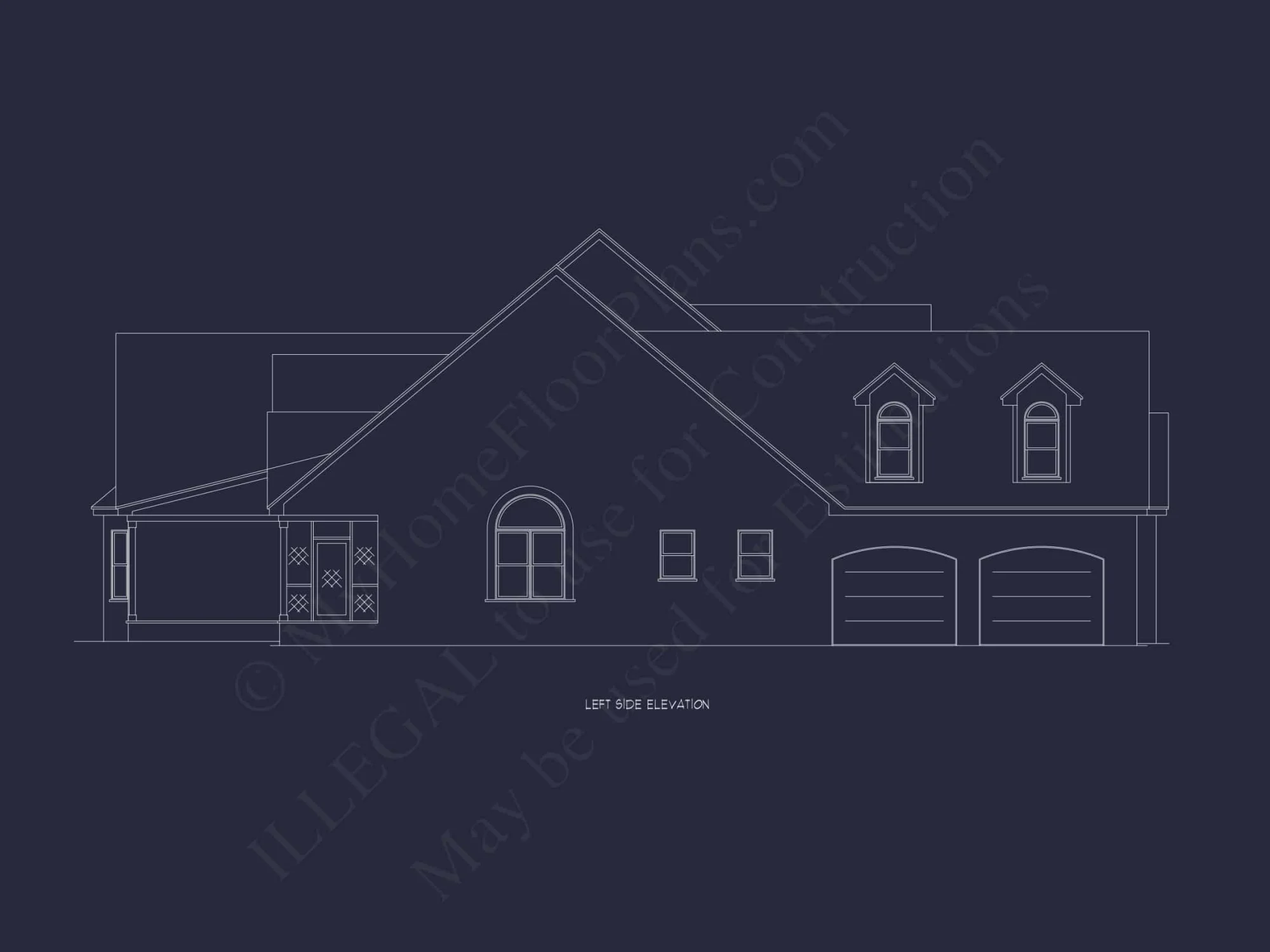 Luxury House Plan with Spacious Floor Plan, CAD Designs & Blueprint