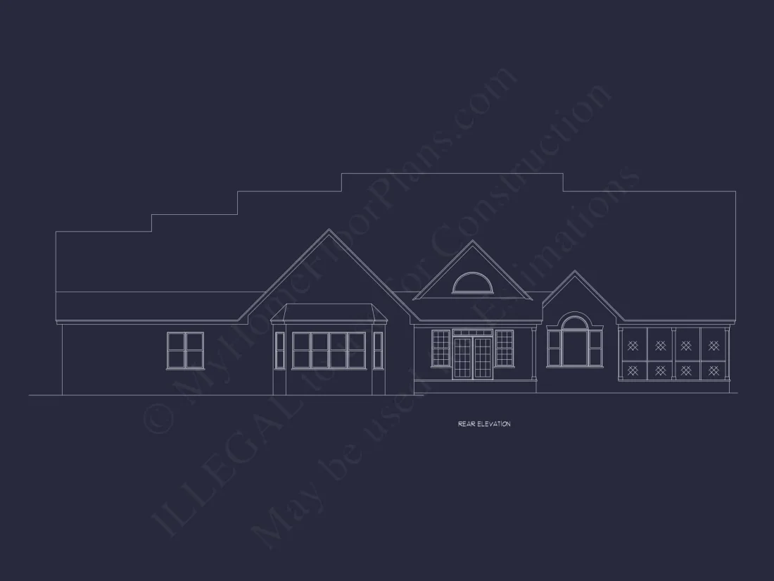 Luxury House Plan with Spacious Floor Plan, CAD Designs & Blueprint