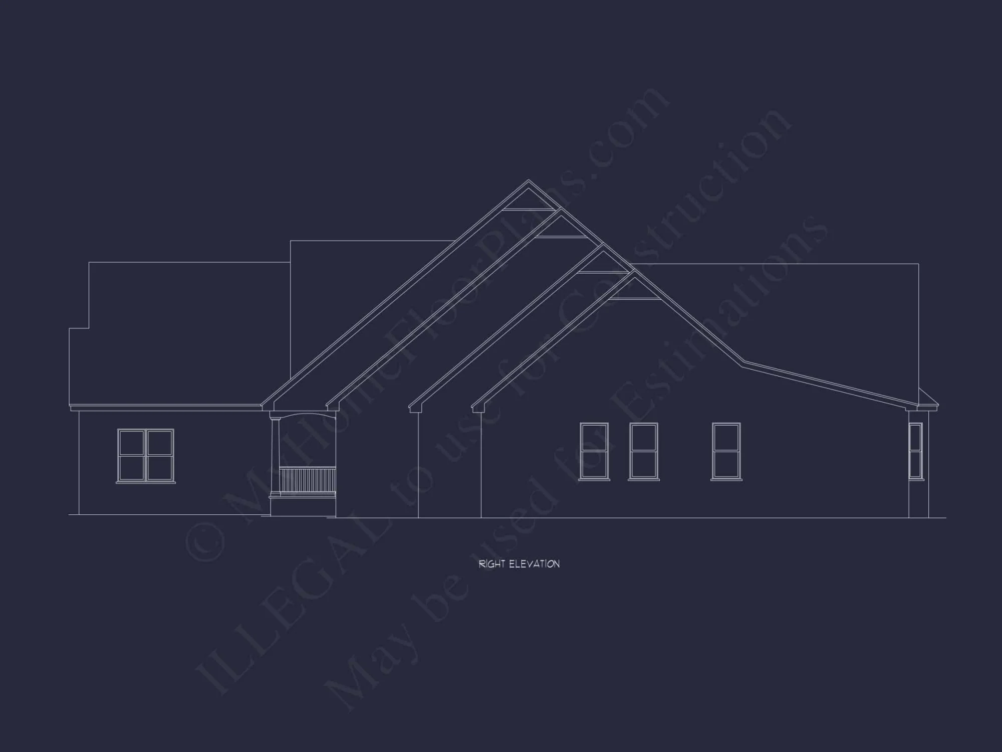 Luxury House Plan with Spacious Floor Plan, CAD Designs & Blueprint