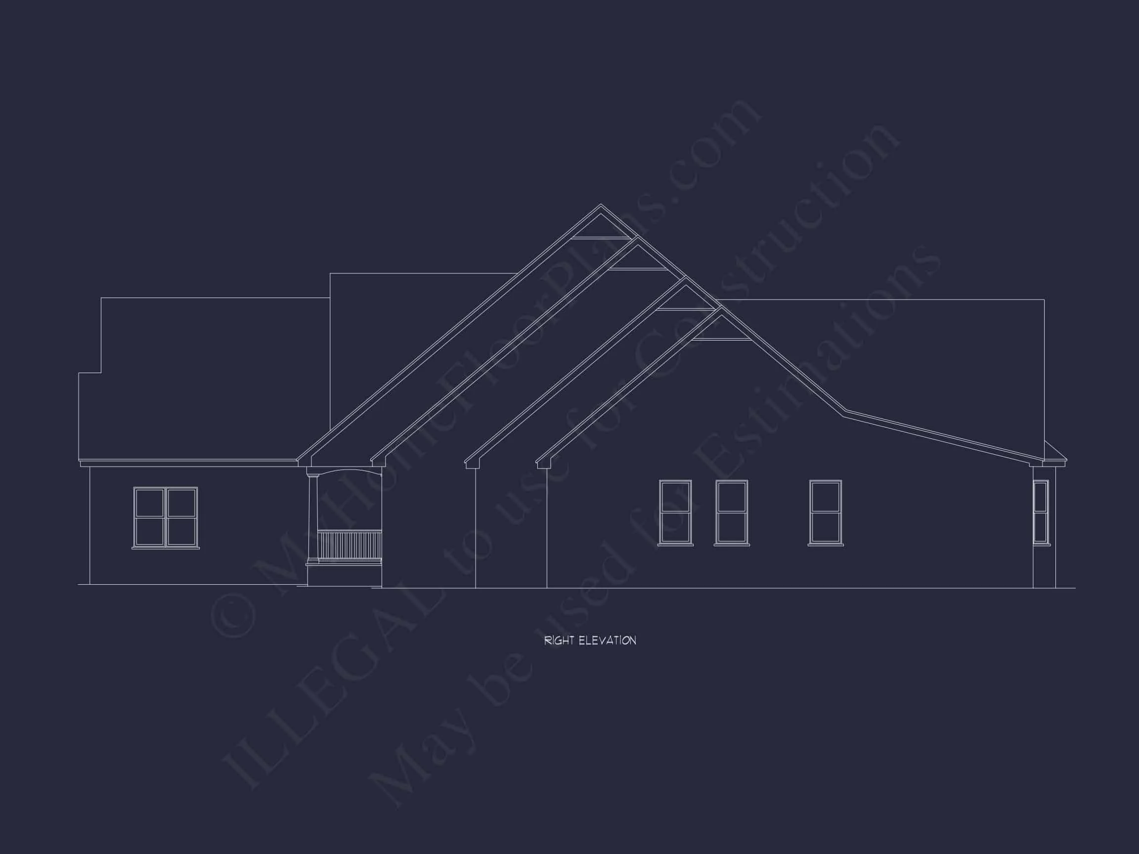 Luxury House Plan with Spacious Floor Plan, CAD Designs & Blueprint