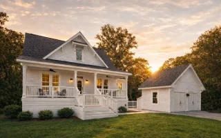 Plan  18-2165 - The Journey |  Coastal Cottage - 4-Bed, 4-Bath, 2,036 SF