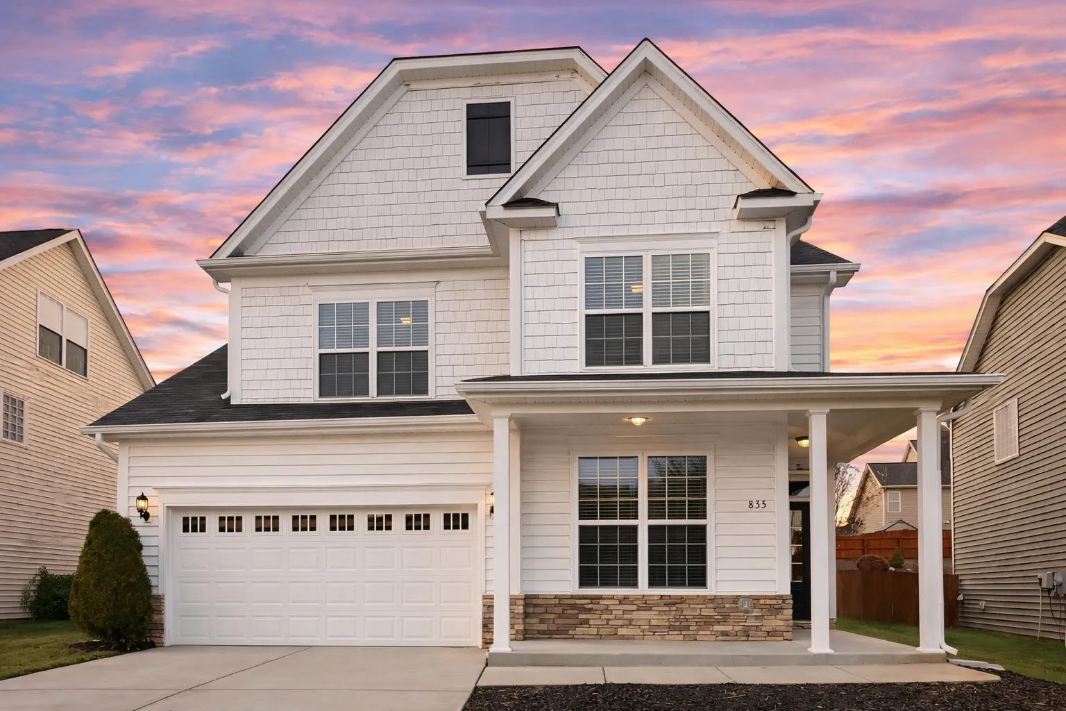 Southwestern House Plans 7 Traditional Colonial Revival Suburban House Plan 4 Beds 2575 Sq Ft 2 Stories