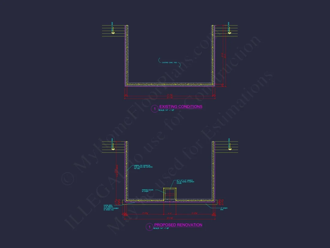 Memorial Wall CAD Design with Detailed Architectural Blueprints