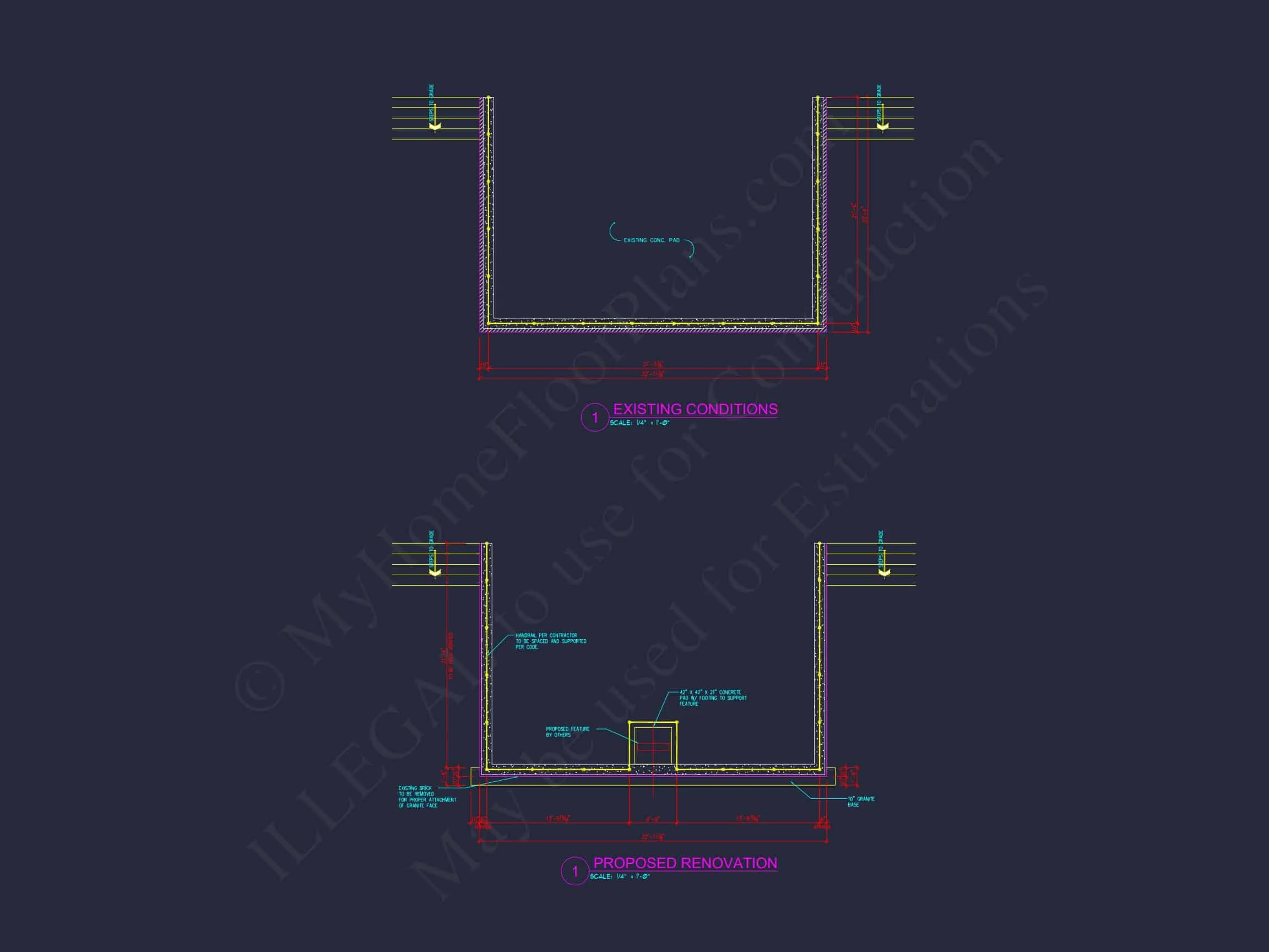 9-MEMORIAL WALL PLAN - Memorial Wall CAD Design, Architectural Blueprints & Plan 2 Memorial Wall CAD Design with Detailed Architectural Blueprints
