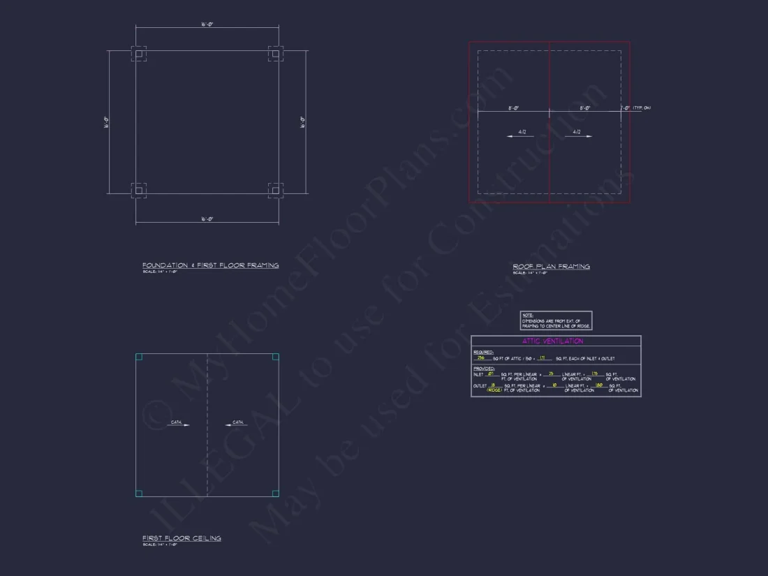 Compact Cabana House Plan with CAD Files and Outdoor Living