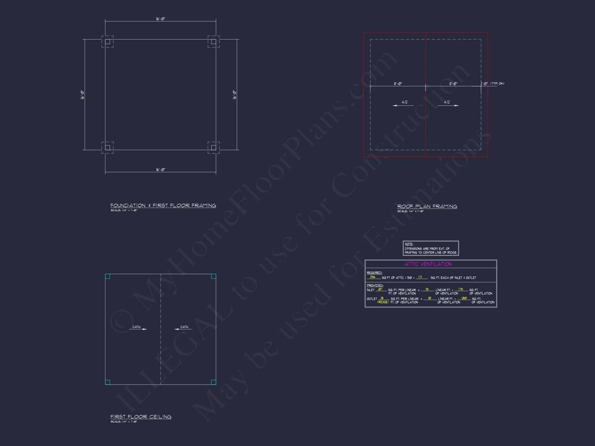 Compact Cabana House Plan with CAD Files and Outdoor Living