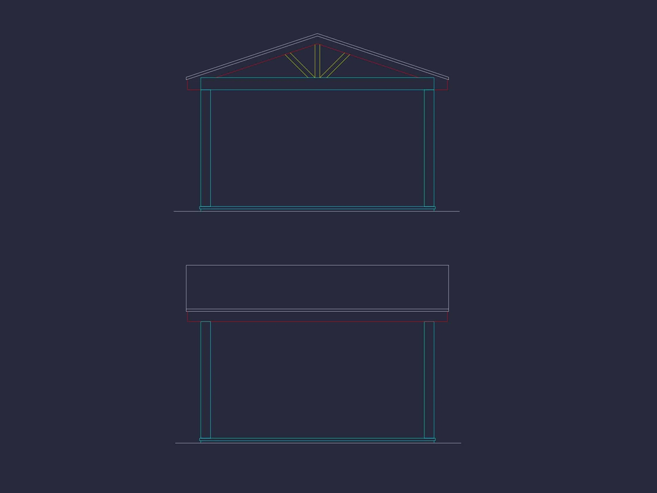 16-1112 CABANA PLAN - Compact Cabana House Plan: Blueprints, CAD Designs, and More 2 Compact Cabana House Plan with CAD Files and Outdoor Living