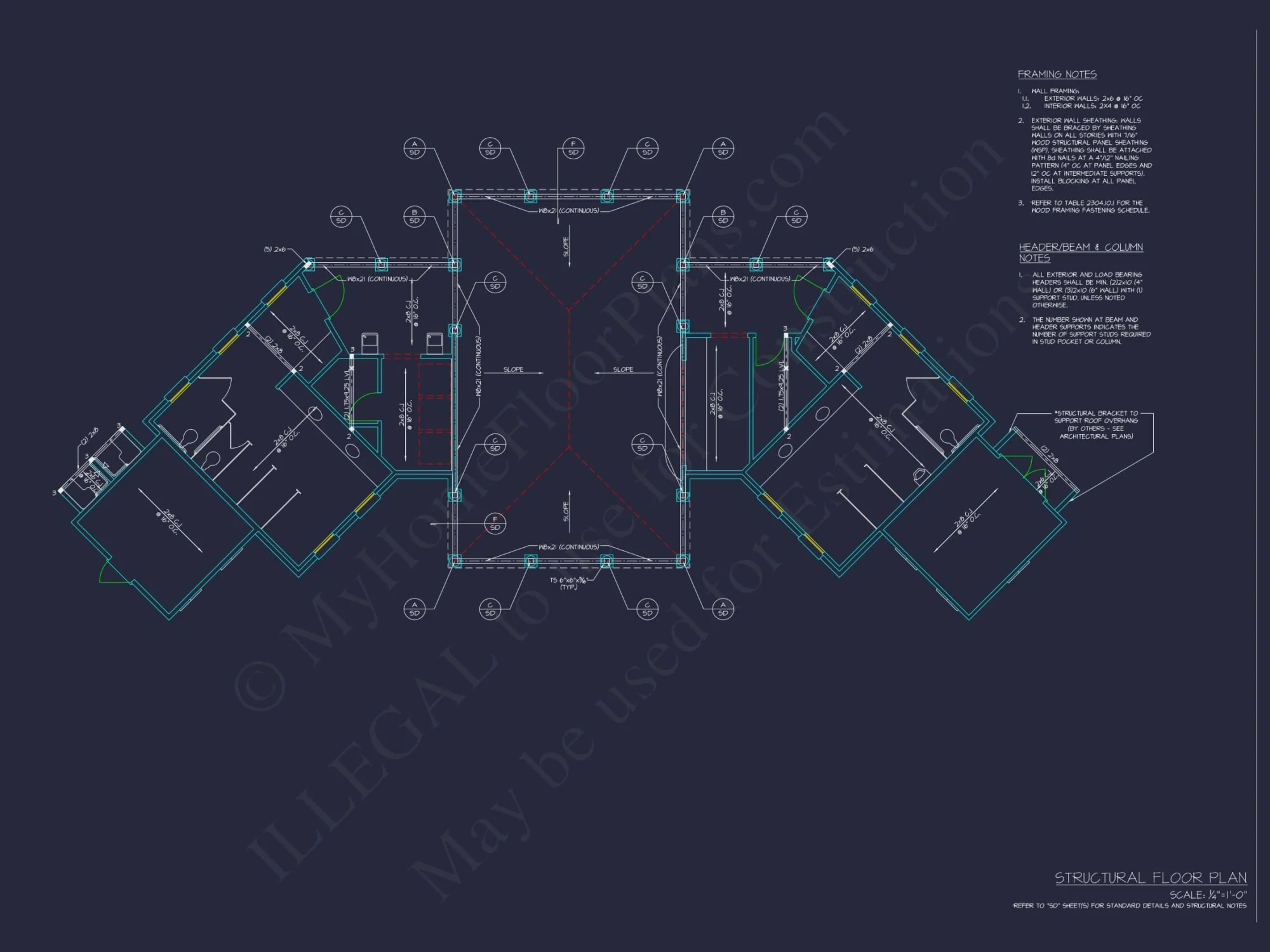 Clubhouse Floor Plan with Pool Pavilion and Craftsman Architectural Style