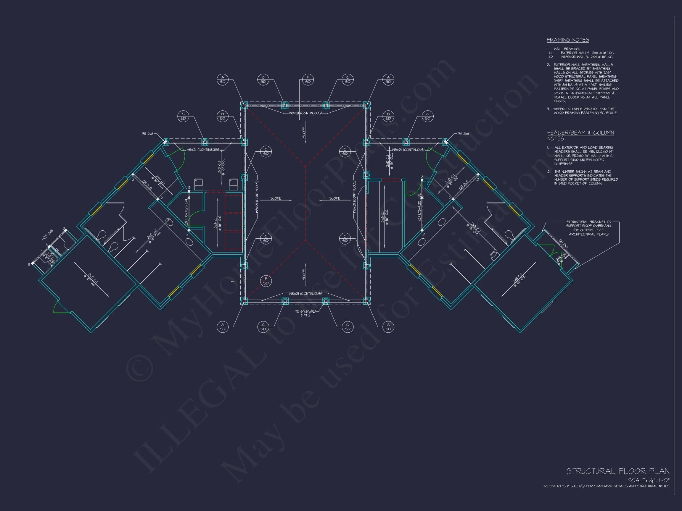 Clubhouse Floor Plan with Pool Pavilion and Craftsman Architectural Style