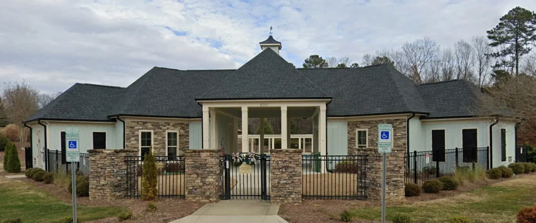 Clubhouse Floor Plan with Pool Pavilion and Craftsman Architectural Style