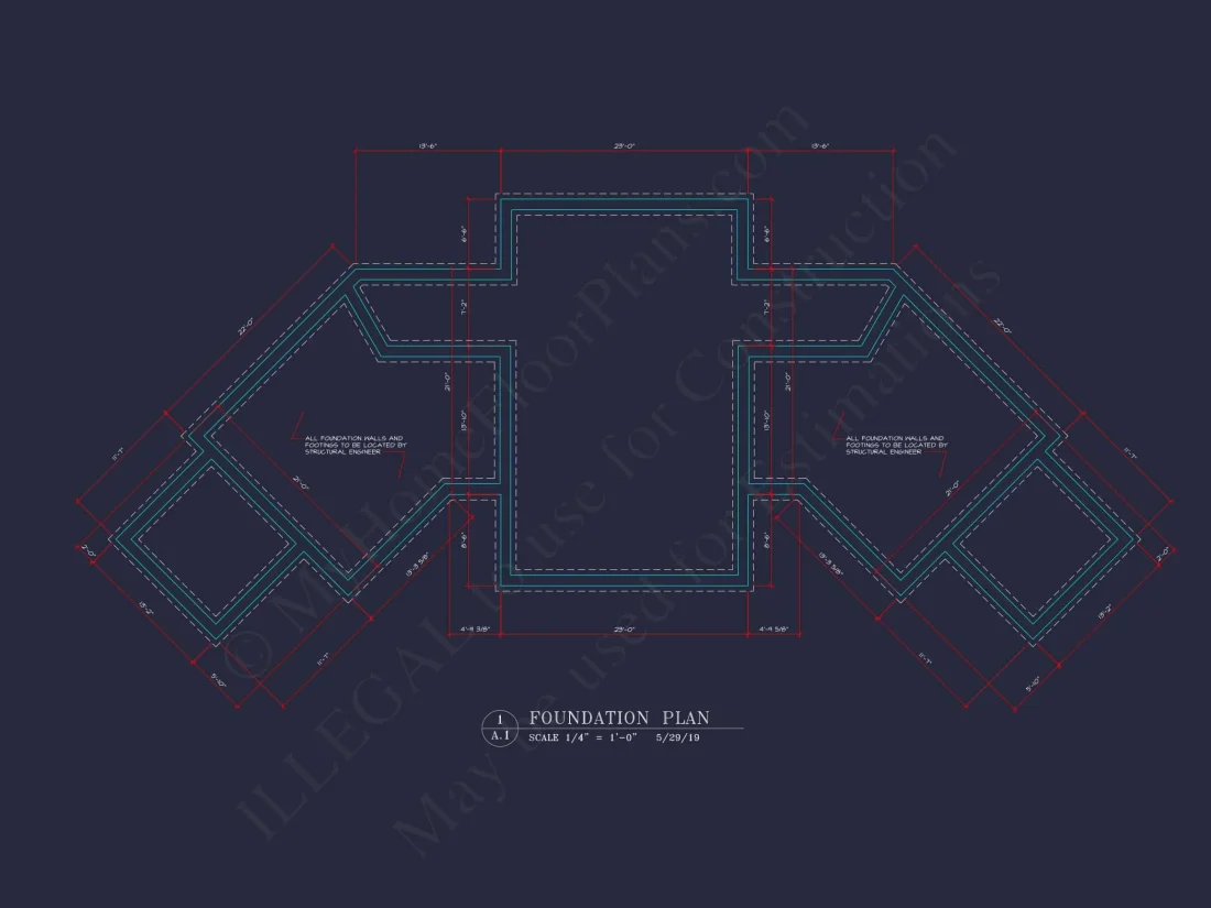 Clubhouse Floor Plan with Pool Pavilion and Craftsman Architectural Style
