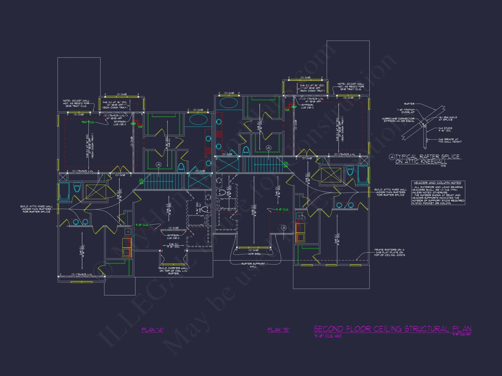 Spacious Craftsman Duplex House Plan with Vaulted Ceilings & CAD Designs