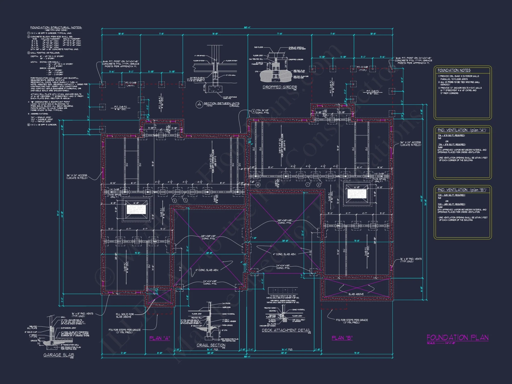 Spacious Craftsman Duplex House Plan with Vaulted Ceilings & CAD Designs