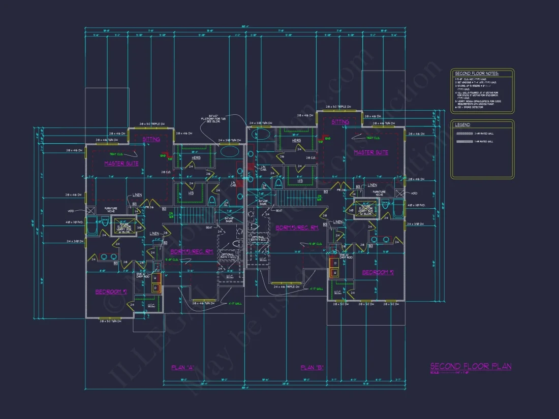 Spacious Craftsman Duplex House Plan with Vaulted Ceilings & CAD Designs