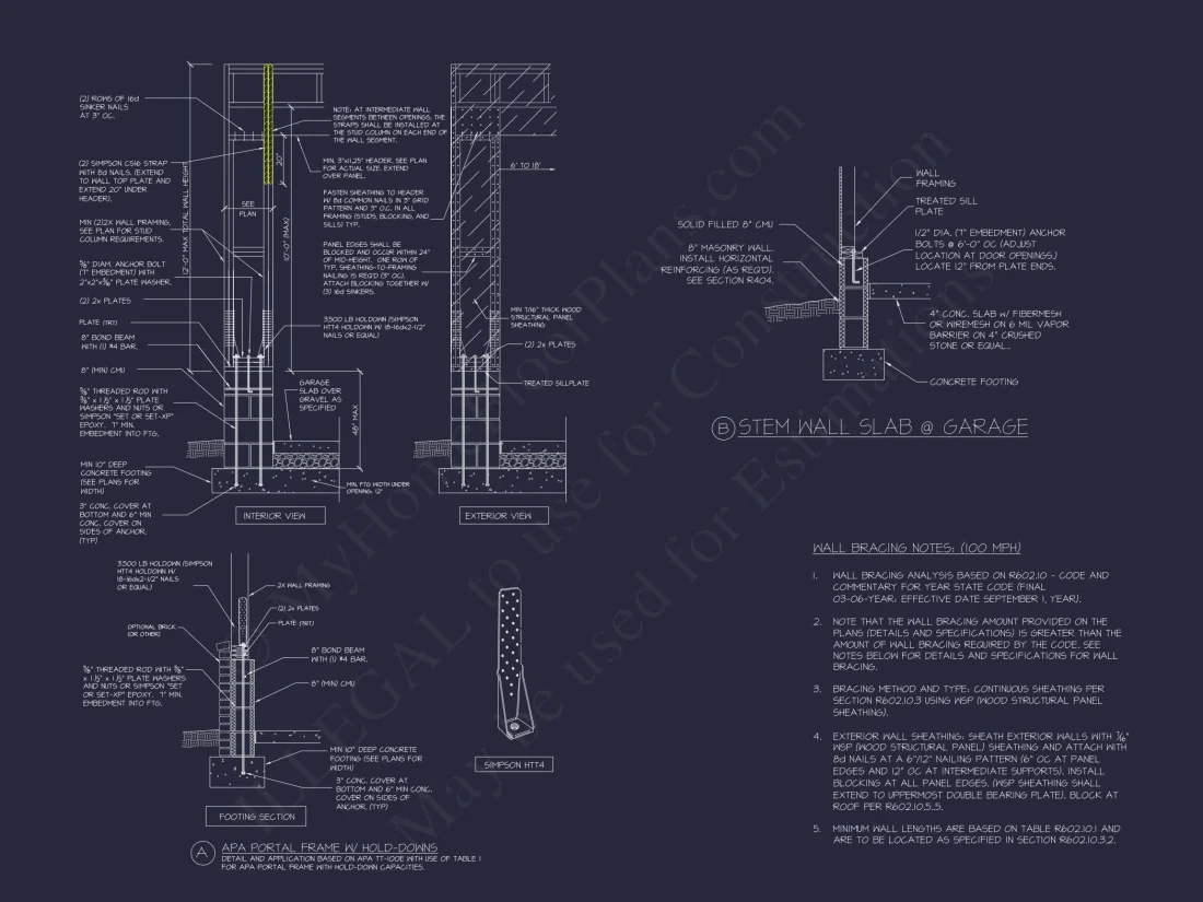 Custom Garage with Living Space – Functional CAD Floor Plan