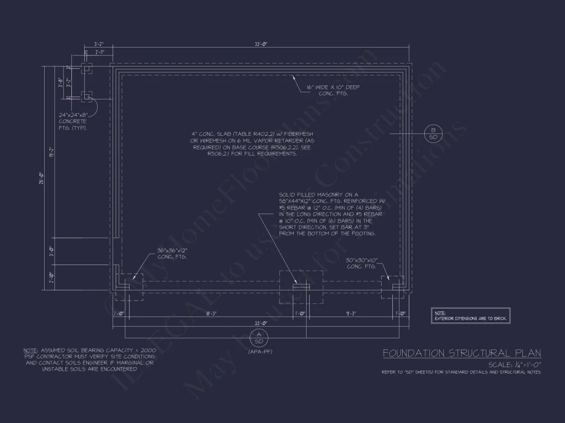 Custom Garage with Living Space – Functional CAD Floor Plan