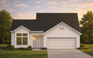 Plan  9-1449 - Pattern Estate |  Traditional - 2-Bed, 3-Bath, 1,598 SF