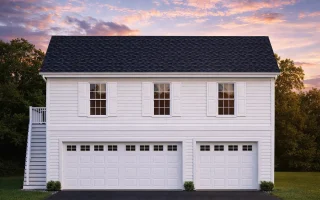 Plan  18-1319 - Skeleton Retreat |  Carriage House - 1-Bed, 1-Bath, 750 SF