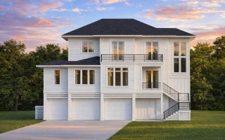 Plan  18-1415 - The Structure |  Coastal - 4-Bed, 3.5-Bath, 3,870 SF