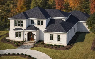 Plan  16-1795 - Texture Manor | New  American - 4-Bed, 3.5-Bath, 4,084 SF
