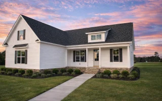 Plan  20-1944 - Grid Manor | Modern  Farmhouse - 3-Bed, 2-Bath, 2,041 SF