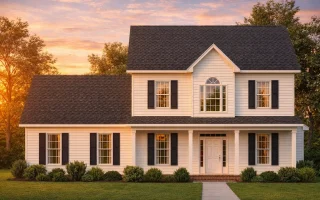 Plan  20-1806 - Tide Pavilion |  Traditional Colonial - 3-Bed, 2.5-Bath, 1,853 SF