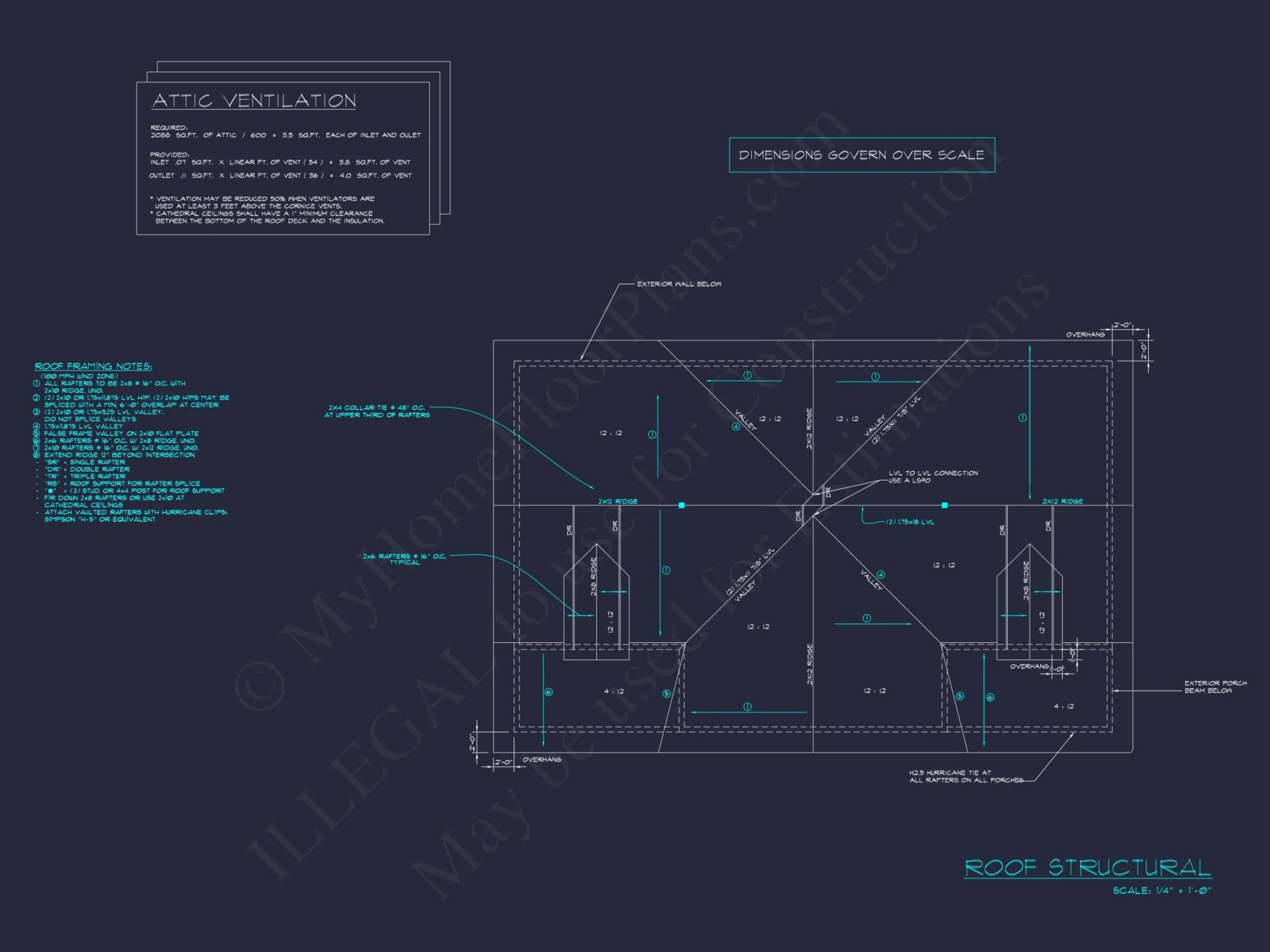 Stunning 2-Story House Plan with Modern Floor Plans & CAD Designs