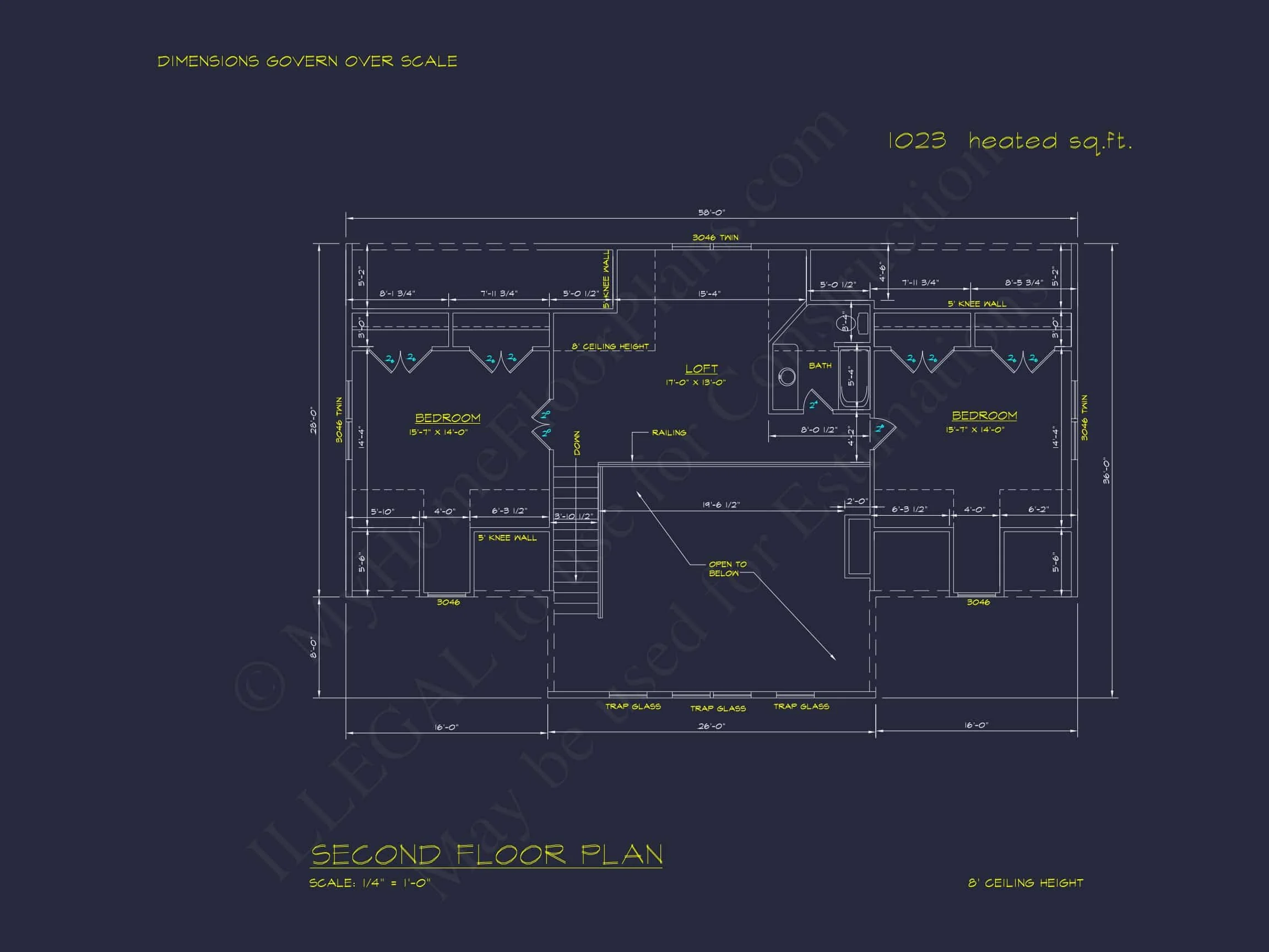 Stunning 2-Story House Plan with Modern Floor Plans & CAD Designs
