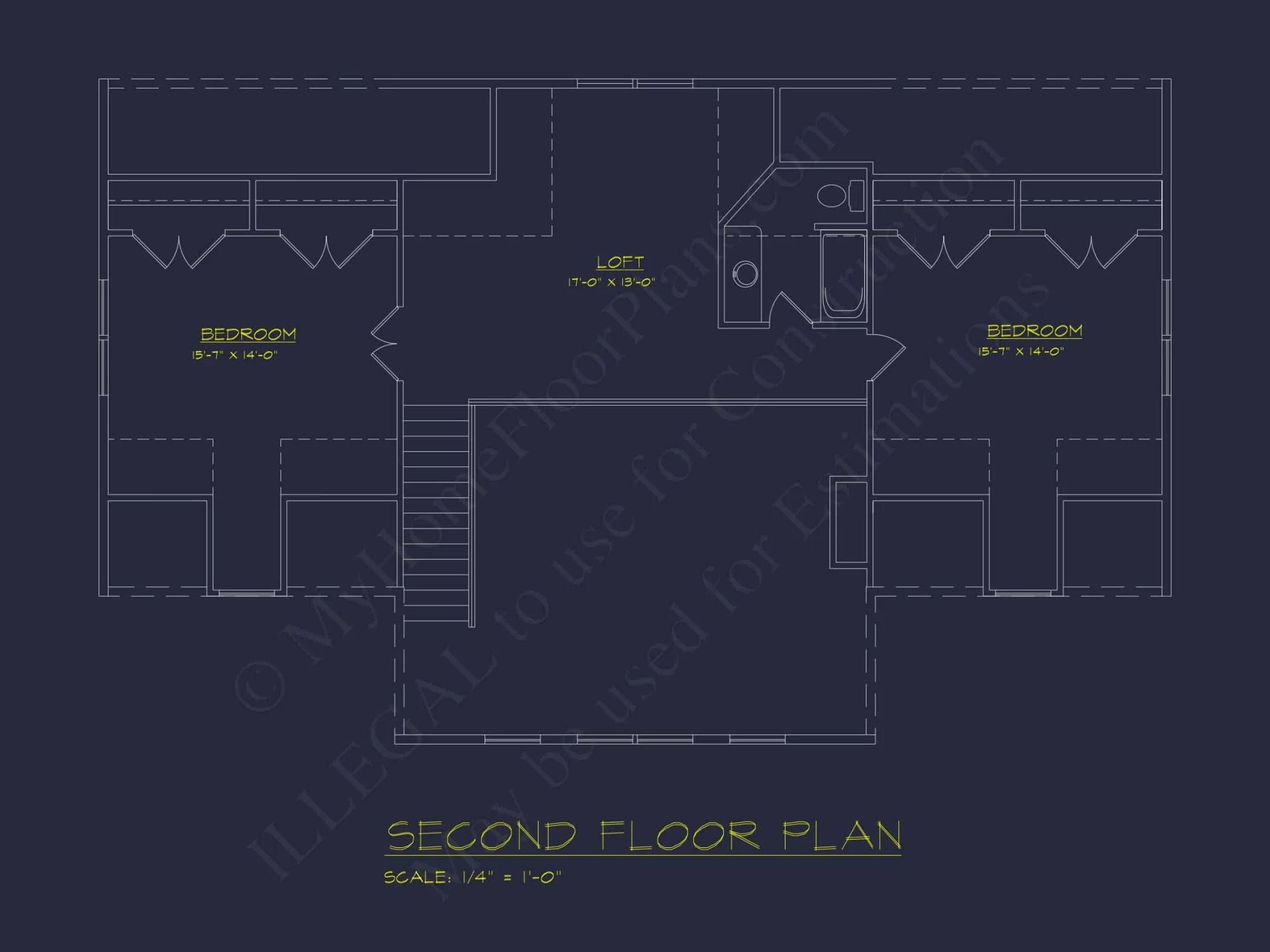 Beautiful Cabin Home Plan with 2-Story Layout and 4 Bedrooms