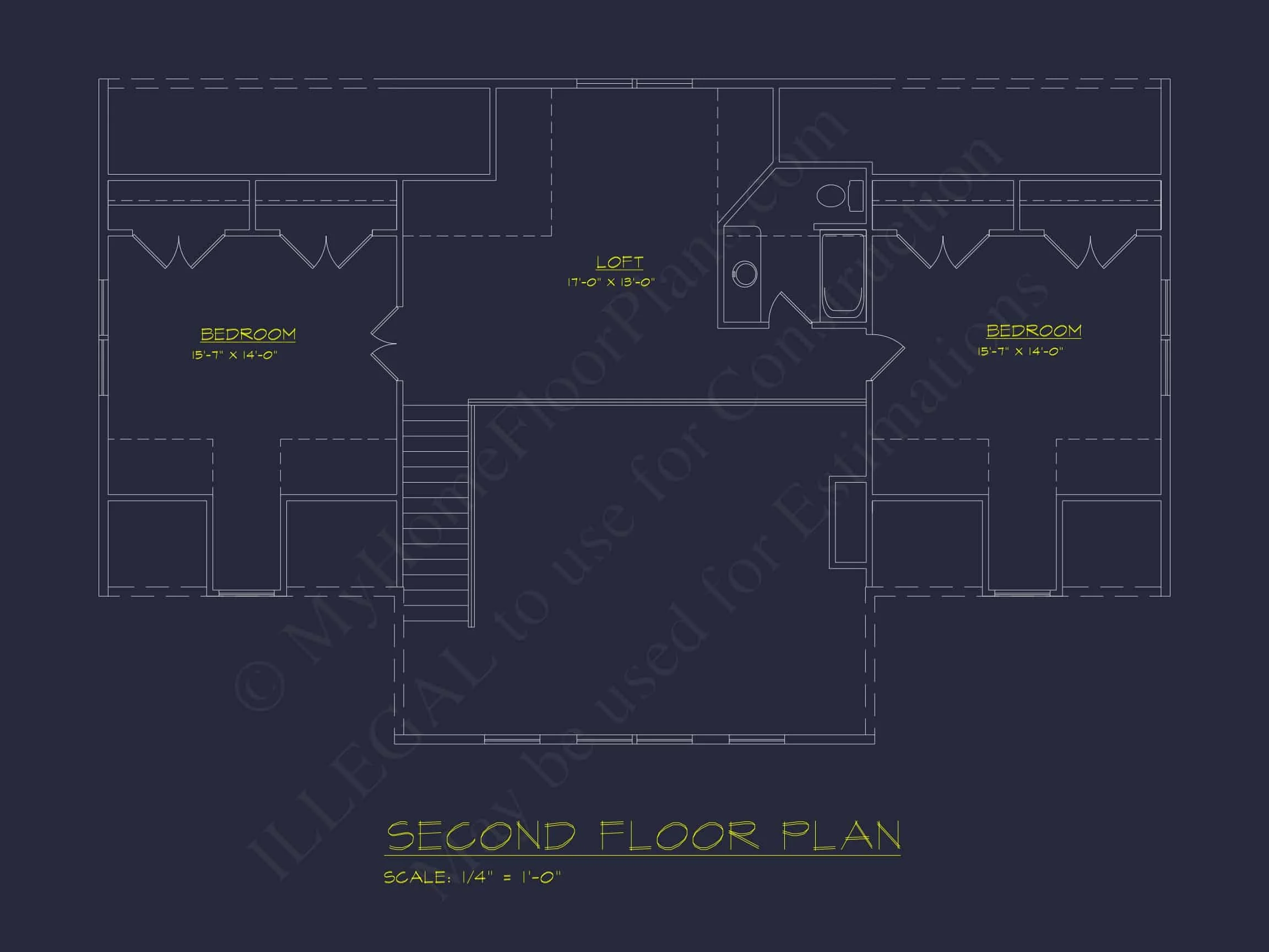 Beautiful Cabin Home Plan with 2-Story Layout and 4 Bedrooms