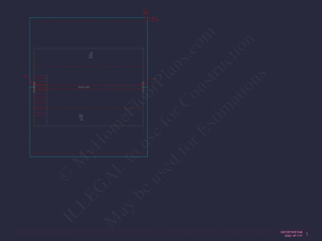 Spacious Garage Plan with Workshop - Architectural Design Blueprint