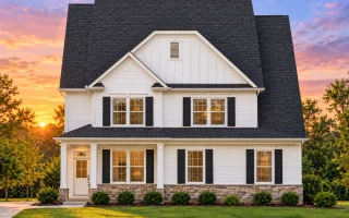 Plan  12-2823 - Aura House |  Traditional Colonial - 4-Bed, 3.5-Bath, 2,625 SF