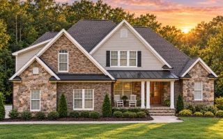 Plan  12-2087 - Radiant House | New  American - 4-Bed, 3.5-Bath, 3,261 SF