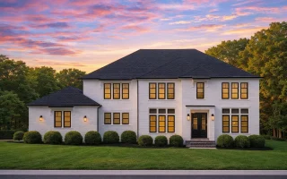 Plan  16-1825 - The Continuum |  Neoclassical - 4-Bed, 4.5-Bath, 4,502 SF